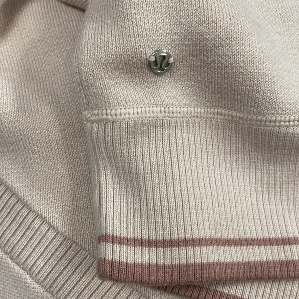 lululemon athletica Light Pink Hooded Sweater - Picture 8 of 8